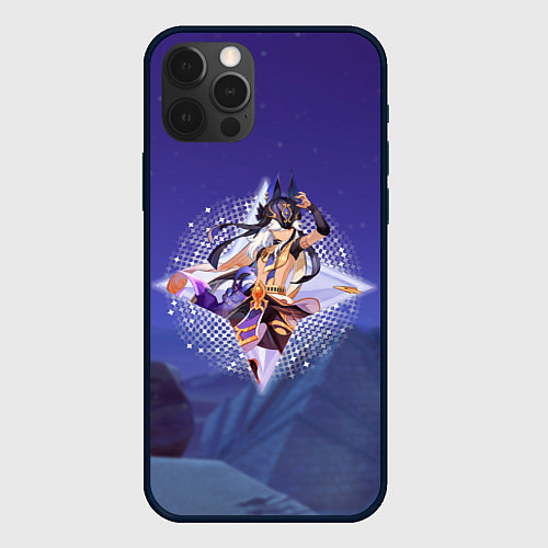 Чехол iPhone 12 Pro Сайно в примогеме / 3D-Черный – фото 1