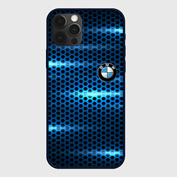 Чехол для iPhone 12 Pro BMW texture, цвет: 3D-черный