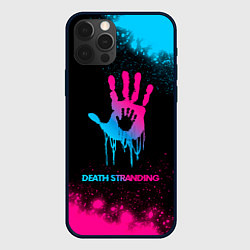 Чехол iPhone 12 Pro Death Stranding - neon gradient