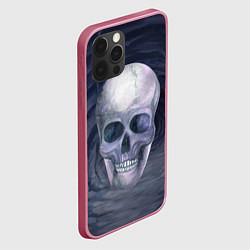 Чехол для iPhone 12 Pro Большой череп, цвет: 3D-малиновый — фото 2
