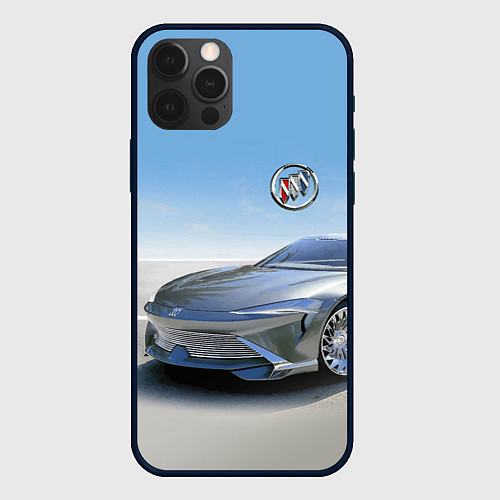 Чехол iPhone 12 Pro Buick concept в пустыне / 3D-Черный – фото 1