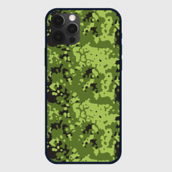 Чехол для iPhone 12 Pro Камуфляж M-84, цвет: 3D-черный