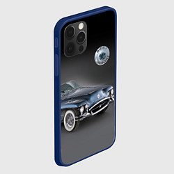 Чехол для iPhone 12 Pro Buick Wildcat - cabriolet, цвет: 3D-тёмно-синий — фото 2