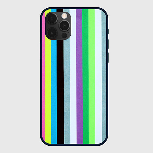 Чехол iPhone 12 Pro Множество цветов / 3D-Черный – фото 1