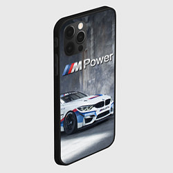 Чехол для iPhone 12 Pro BMW M4 GT4 - racing team - motorsport, цвет: 3D-черный — фото 2