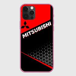 Чехол для iPhone 12 Pro Mitsubishi - Красная униформа, цвет: 3D-малиновый