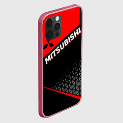 Чехол для iPhone 12 Pro Mitsubishi - Красная униформа, цвет: 3D-малиновый — фото 2