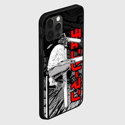 Чехол для iPhone 12 Pro Дэнджи в форме Человека- бензопилы, цвет: 3D-черный — фото 2