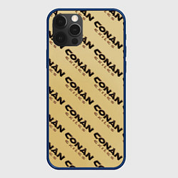 Чехол для iPhone 12 Pro Конан эксайлс узор, цвет: 3D-тёмно-синий