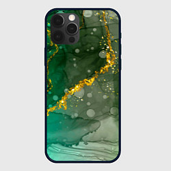 Чехол для iPhone 12 Pro Изумрудная фантазия, цвет: 3D-черный
