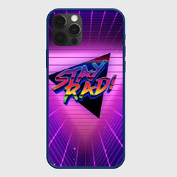 Чехол iPhone 12 Pro Retro wave triangle