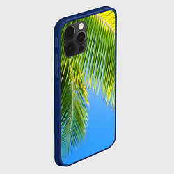 Чехол для iPhone 12 Pro Пальма у неба, цвет: 3D-тёмно-синий — фото 2
