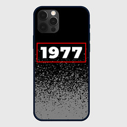 Чехол для iPhone 12 Pro 1977 - в красной рамке на темном, цвет: 3D-черный