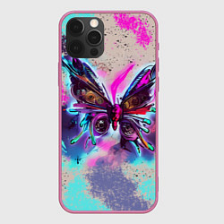 Чехол iPhone 12 Pro Бабочка в стиле стимпанк