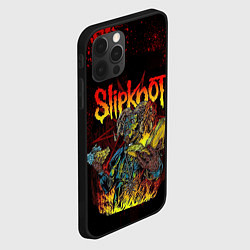 Чехол для iPhone 12 Pro Slipknot Monster, цвет: 3D-черный — фото 2