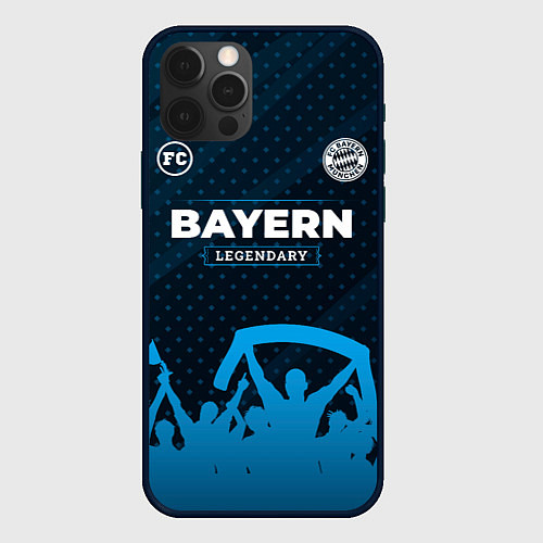 Чехол iPhone 12 Pro Bayern legendary форма фанатов / 3D-Черный – фото 1