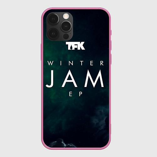 Чехол iPhone 12 Pro Winter Jam EP - Thousand Foot Krutch / 3D-Малиновый – фото 1