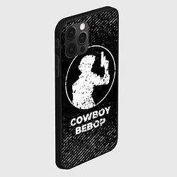 Чехол для iPhone 12 Pro Cowboy Bebop с потертостями на темном фоне, цвет: 3D-черный — фото 2