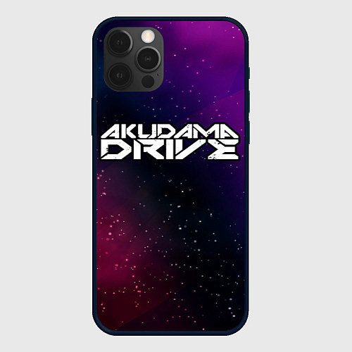 Чехол iPhone 12 Pro Akudama Drive gradient space / 3D-Черный – фото 1