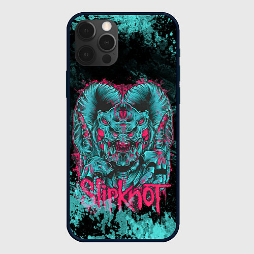 Чехол iPhone 12 Pro Monster Slipknot / 3D-Черный – фото 1