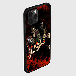 Чехол для iPhone 12 Pro Slipknot art, цвет: 3D-черный — фото 2