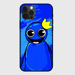 Чехол iPhone 12 Pro Радужные друзья: веселый Синий