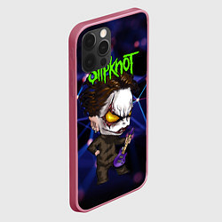 Чехол для iPhone 12 Pro Slipknot dark blue, цвет: 3D-малиновый — фото 2