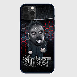 Чехол iPhone 12 Pro Slipknot dark black