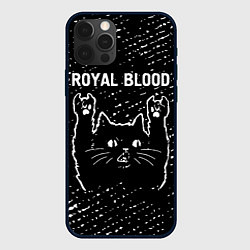 Чехол iPhone 12 Pro Группа Royal Blood и рок кот