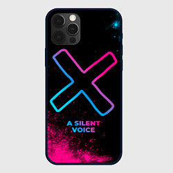 Чехол iPhone 12 Pro A Silent Voice - neon gradient