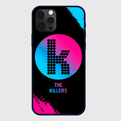 Чехол iPhone 12 Pro The Killers - neon gradient