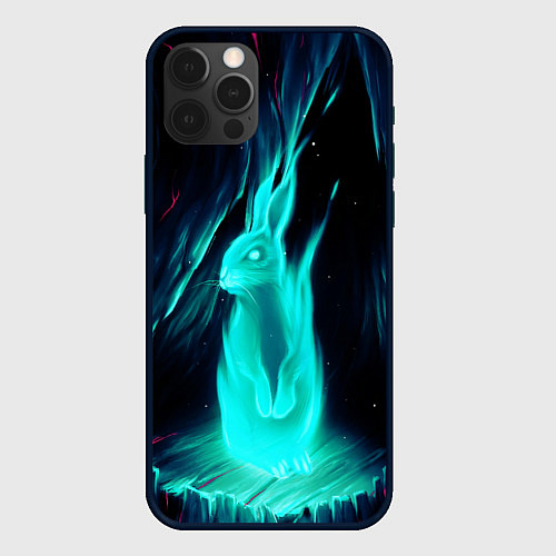 Чехол iPhone 12 Pro Водяной Кроль / 3D-Черный – фото 1
