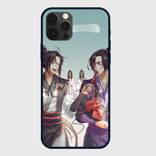 Чехол iPhone 12 Pro Wangji and Wuxian - Mo Dao Zu Shi / 3D-Черный – фото 1