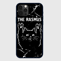 Чехол iPhone 12 Pro Группа The Rasmus и рок кот