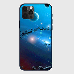 Чехол для iPhone 12 Pro Бесконечное космическое пространство - Nasa, цвет: 3D-черный