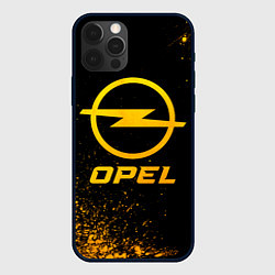 Чехол iPhone 12 Pro Opel - gold gradient