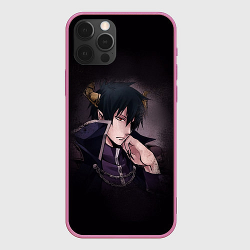 Чехол iPhone 12 Pro The Devil Is a Part-Timer / 3D-Малиновый – фото 1