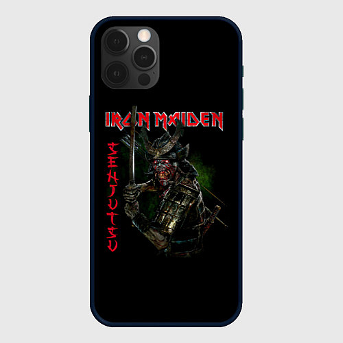 Чехол iPhone 12 Pro Iron Maiden Senjutsu samurai / 3D-Черный – фото 1