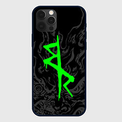 Чехол iPhone 12 Pro Логотип Cyberpunk: Edgerunners - Дэвид