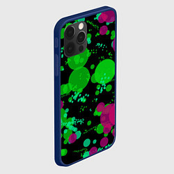 Чехол для iPhone 12 Pro Токсичные пузыри, цвет: 3D-тёмно-синий — фото 2