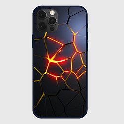 Чехол для iPhone 12 Pro Вулканическая активность, цвет: 3D-черный