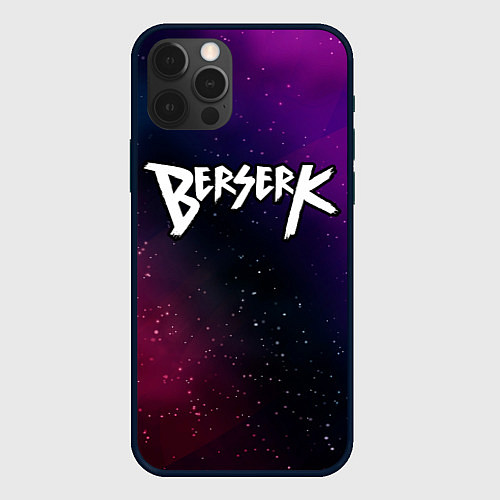 Чехол iPhone 12 Pro Berserk gradient space / 3D-Черный – фото 1