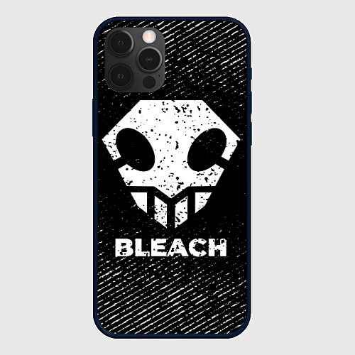 Чехол iPhone 12 Pro Bleach с потертостями на темном фоне / 3D-Черный – фото 1