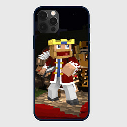 Чехол iPhone 12 Pro Minecraft - warrior - video game - sword
