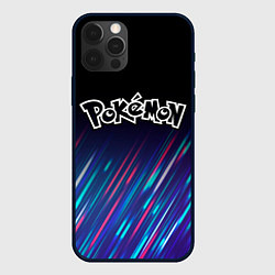 Чехол для iPhone 12 Pro Pokemon stream, цвет: 3D-черный