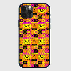 Чехол iPhone 12 Pro Colored patterned ornament
