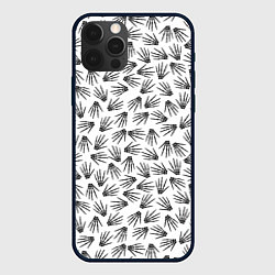 Чехол для iPhone 12 Pro Ладонь скелета, цвет: 3D-черный