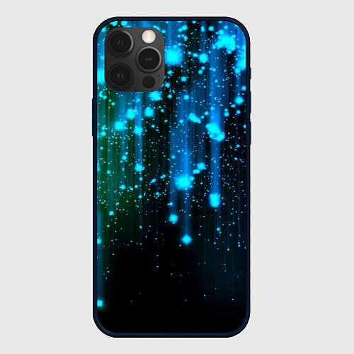 Чехол iPhone 12 Pro Space - starfall / 3D-Черный – фото 1