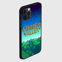 Чехол для iPhone 12 Pro Горы Stardew Valley, цвет: 3D-черный — фото 2