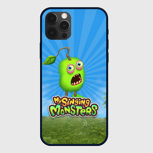 Чехол iPhone 12 Pro My Singin Monsters - Зерномех / 3D-Черный – фото 1